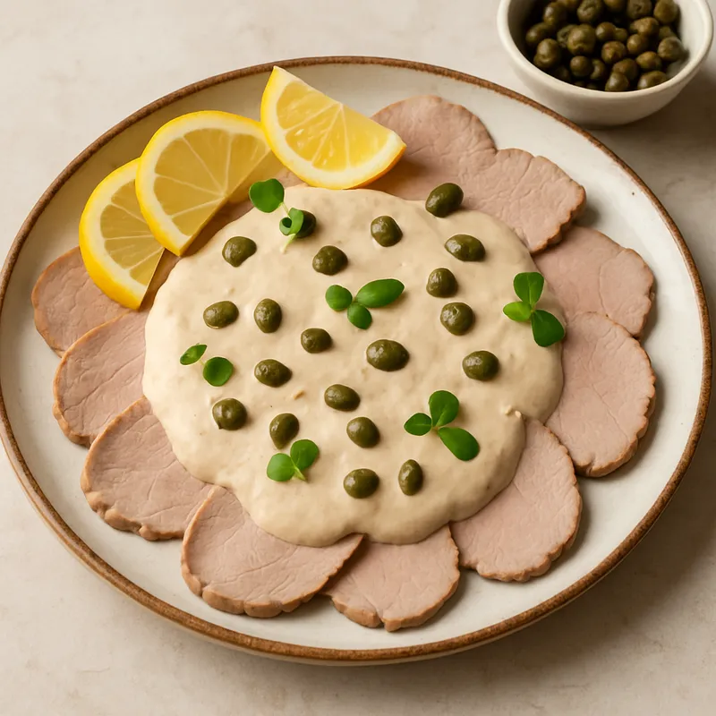 Vitello Tonnato (Kalbfleisch mit Thunfischsauce)