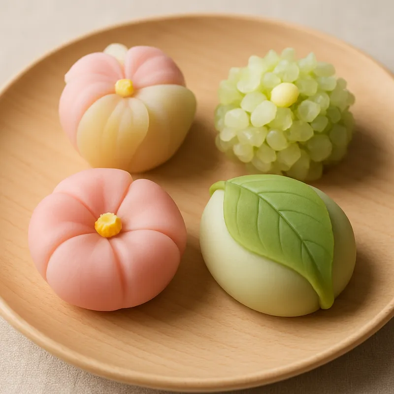 Wagashi (Traditionelle japanische Süßigkeit)