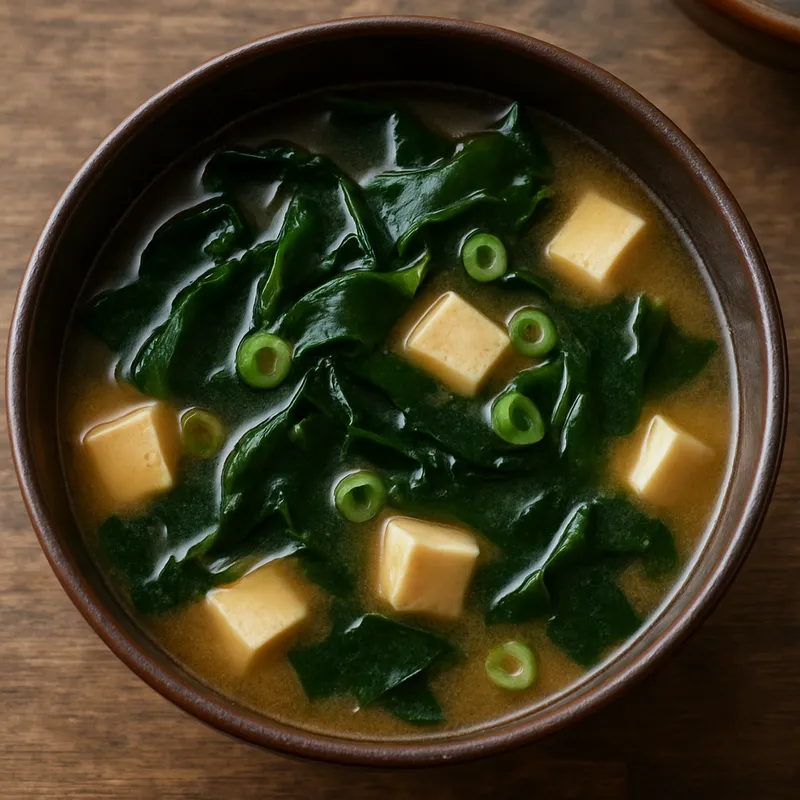 Wakame-Misosuppe