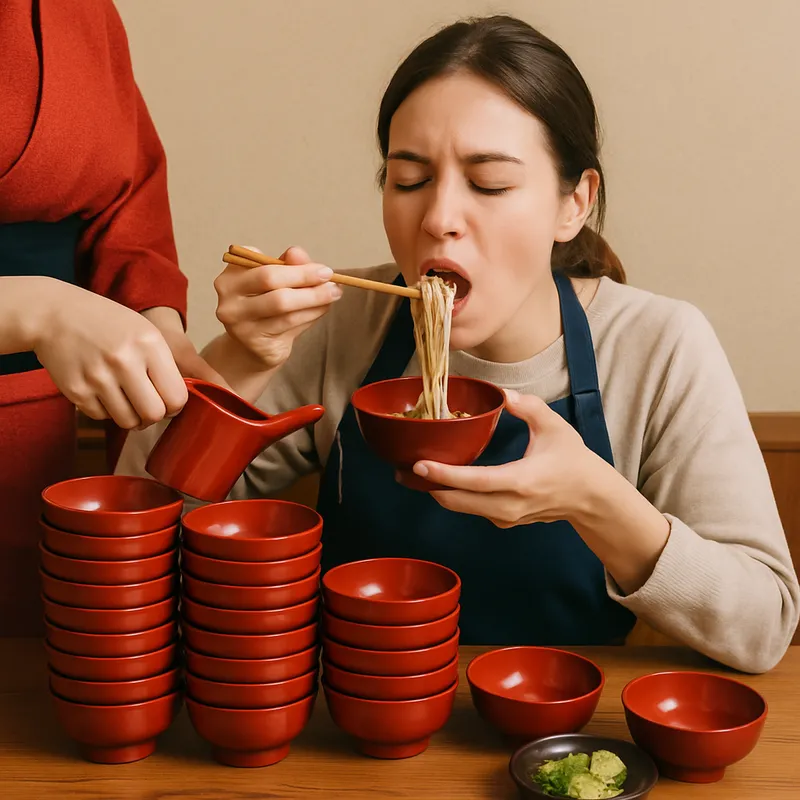 Wanko Soba (Soba-Challenge)