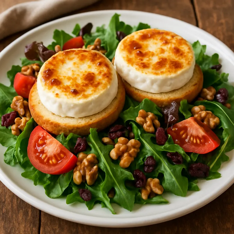 Warmer Ziegenkäse-Salat