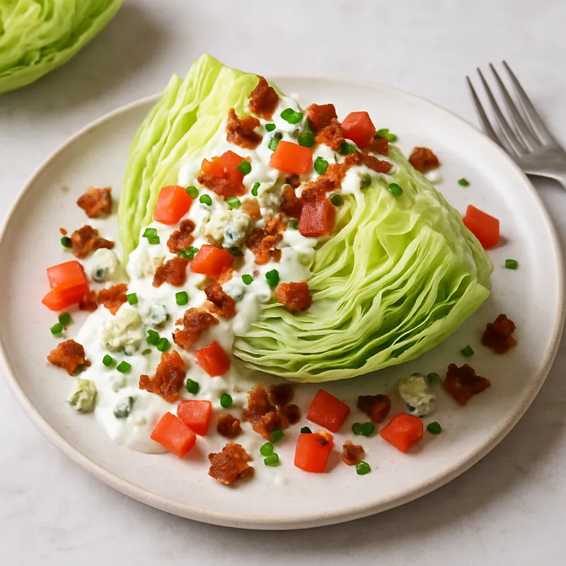 Wedge Salad mit Eisbergsalat