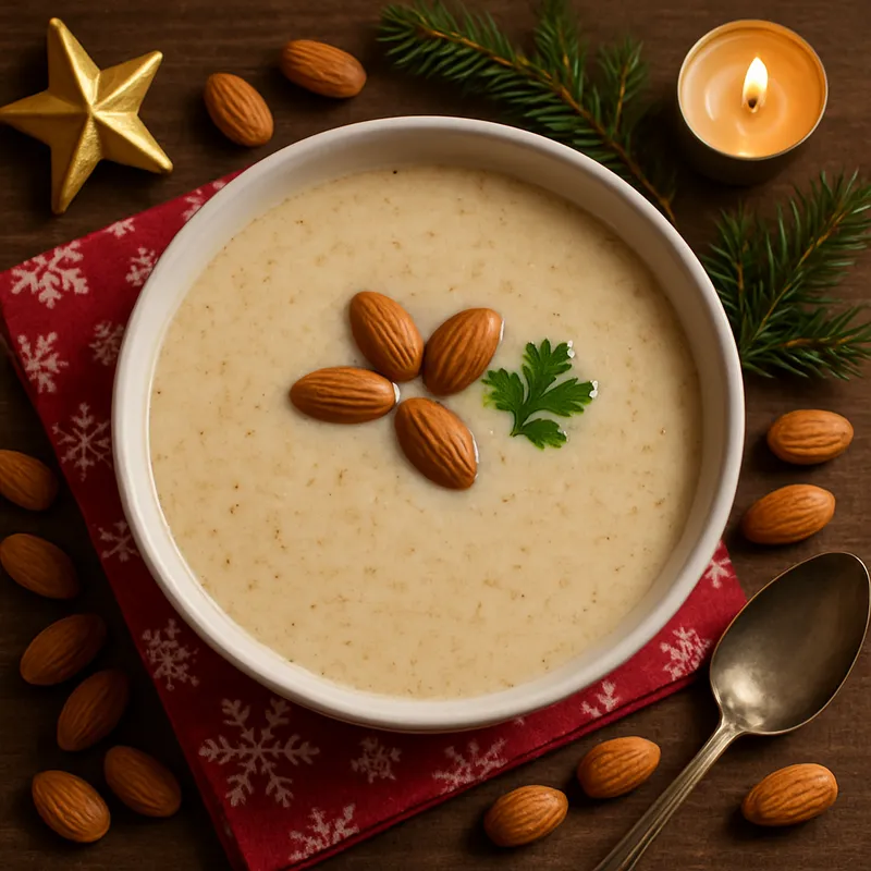 Weihnachtliche Mandelsuppe (Sopa De Almendras Navideña)