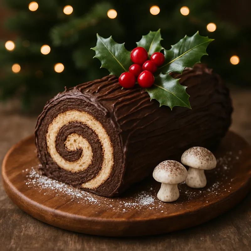 Weihnachtsbaumstamm (Bûche de Noël)