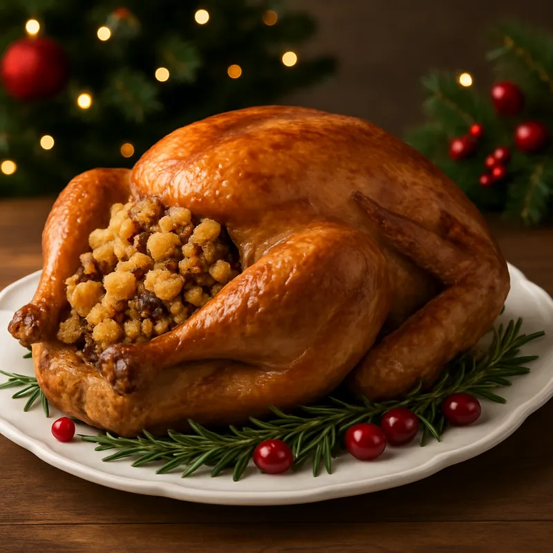 Weihnachtsputer mit Füllung
