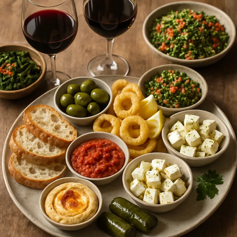 Wein- und Meze-Abend