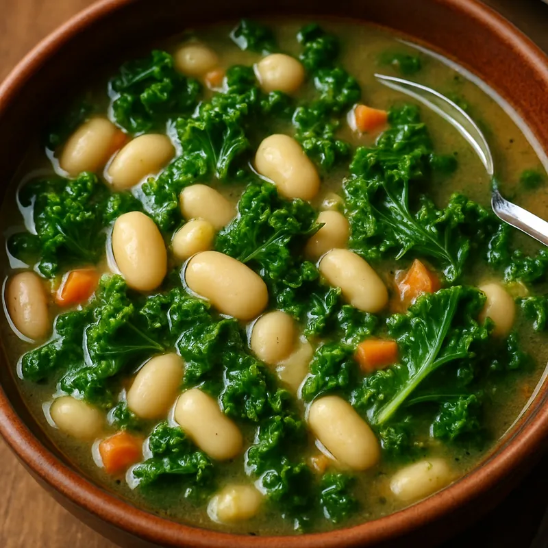 Weißbohnen-Grünkohl-Suppe