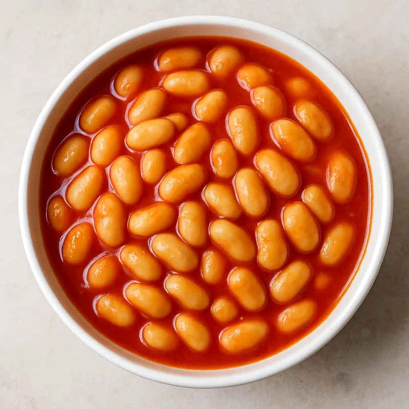 Weiße Bohnen in Tomatensauce