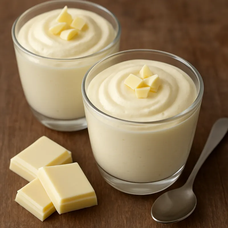Weiße Schokoladenmousse