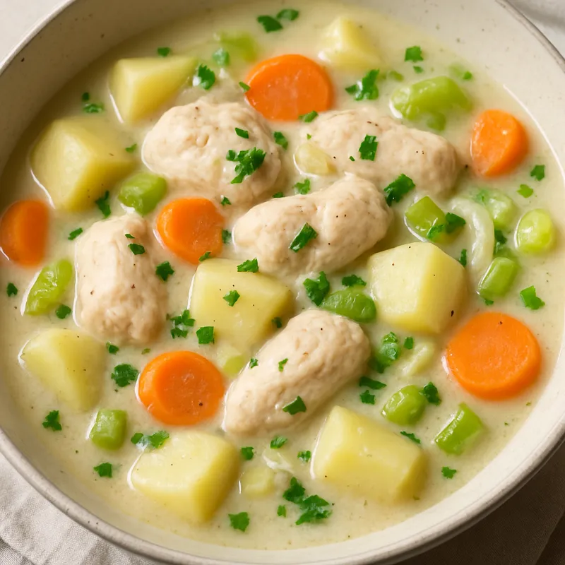 Weißes Eintopf (Hähnchen)