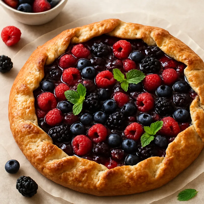 Wildbeeren-Crostata