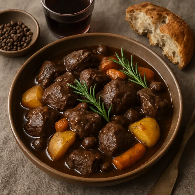 Wildschwein-Daube (Provenzalisches geschmortes Wildschwein)