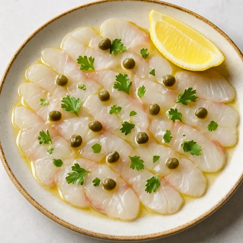 Wolfsbarsch-Carpaccio