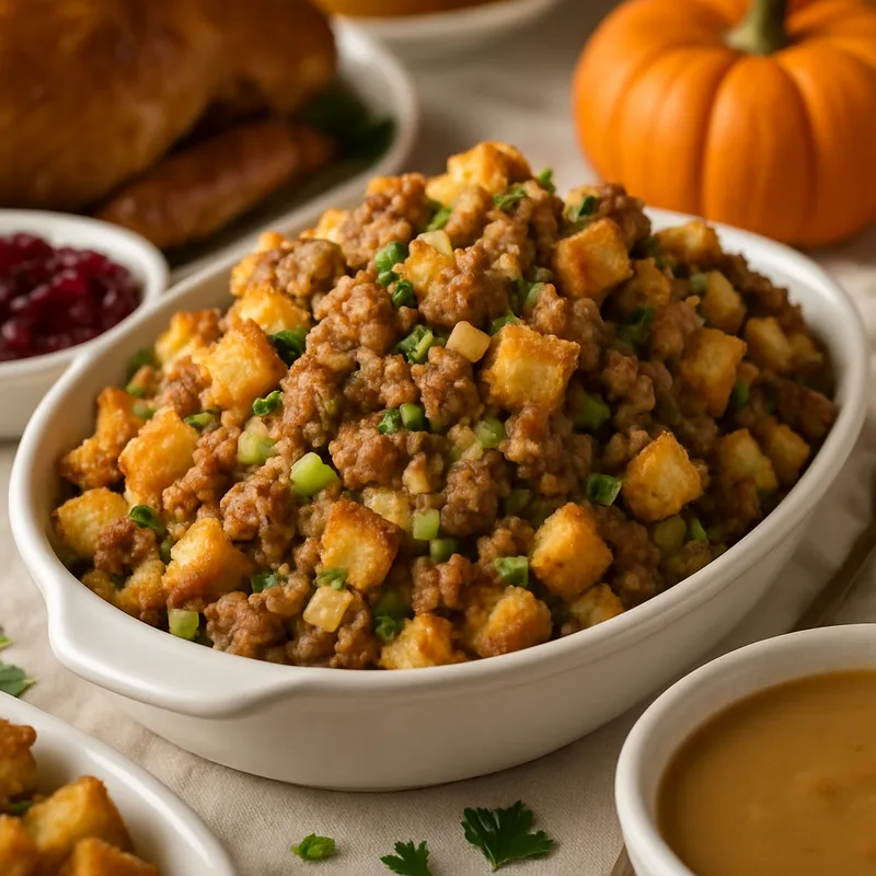 Wurstfüllung für Thanksgiving