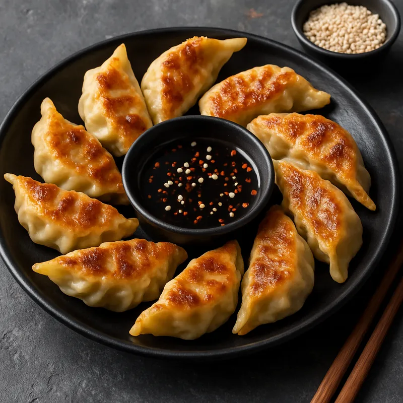 Yaki Gyoza (Knusprige Teigtaschen)