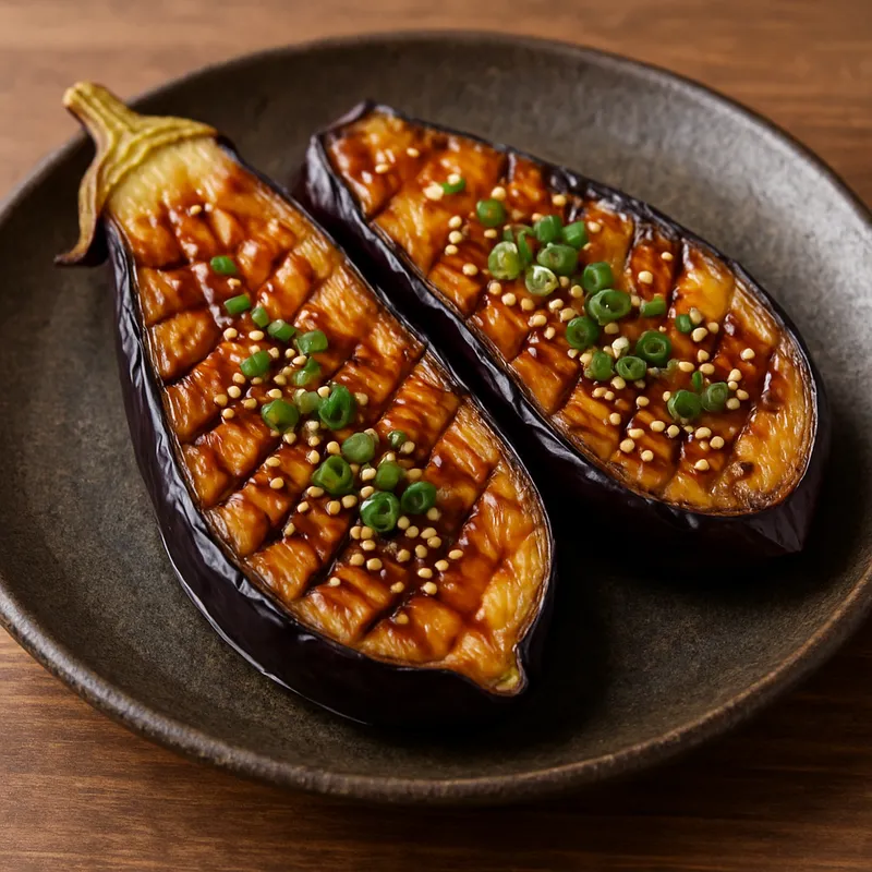 Yaki Nasu (Gegrillte Aubergine)