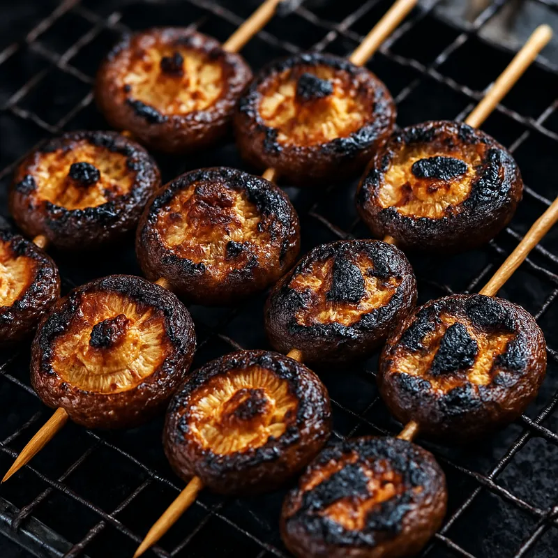 Yaki Shiitake (Gegrillte Shiitake-Pilze)