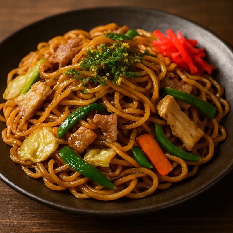 Yakisoba (Gebratene Nudeln)