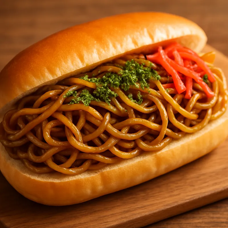 Yakisoba Pan (Nudel-Sandwich)