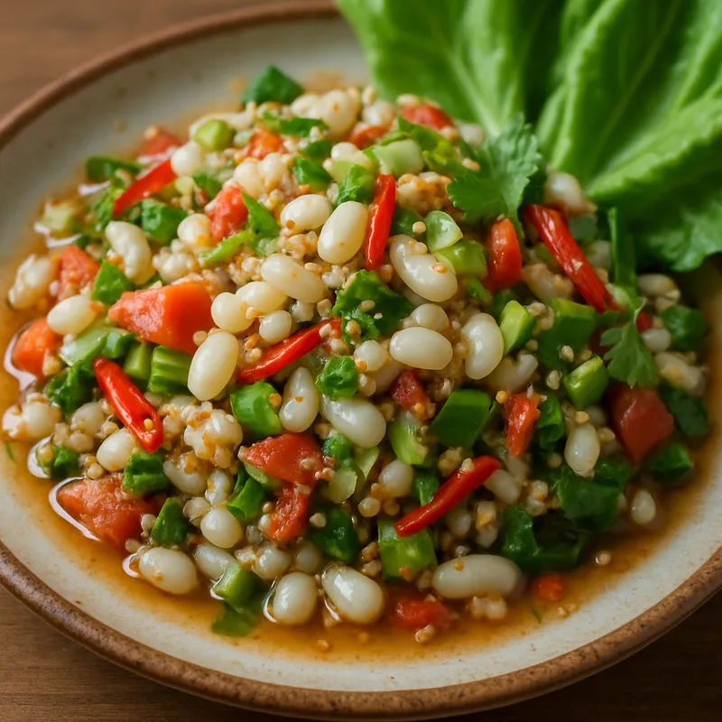 Yam Kai Mot Daeng (Ameiseneier-Salat)