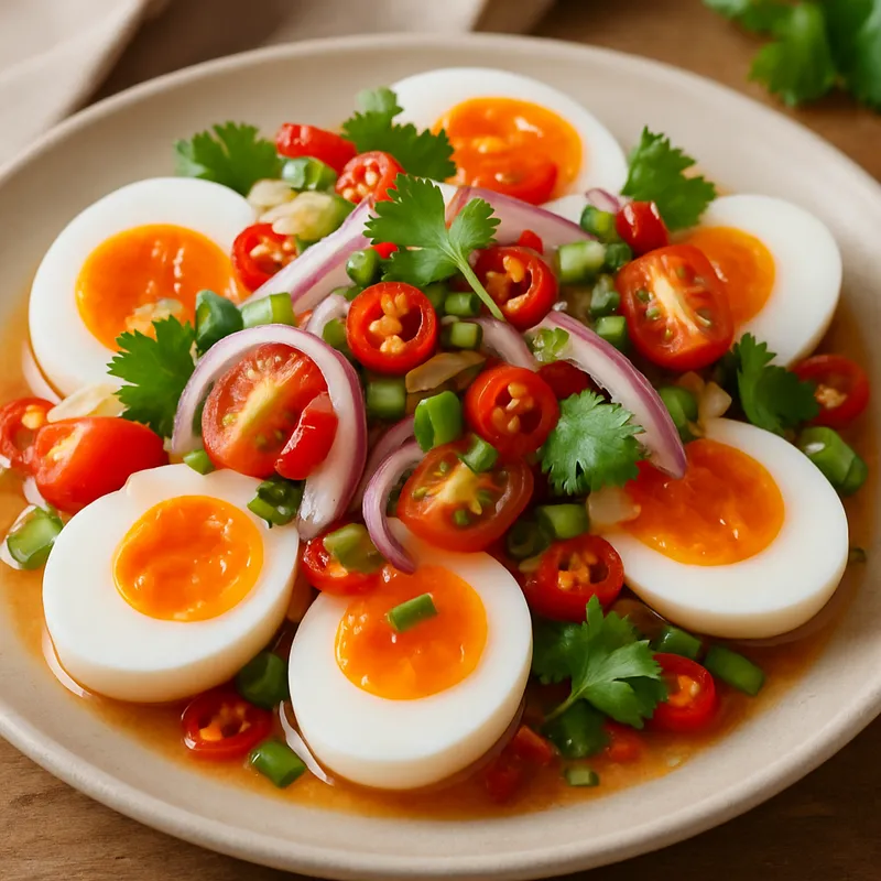 Yam Kai Tom (Gekochter-Ei-Salat)