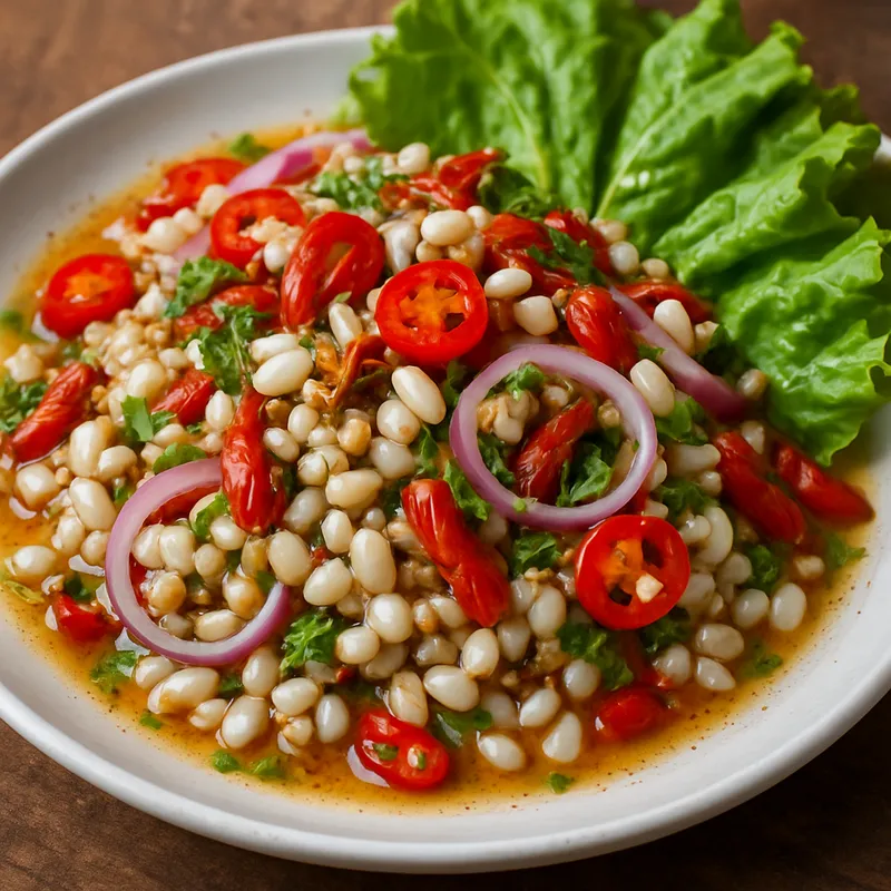 Yam Khai Mot Daeng (Roter Ameiseneier-Salat)