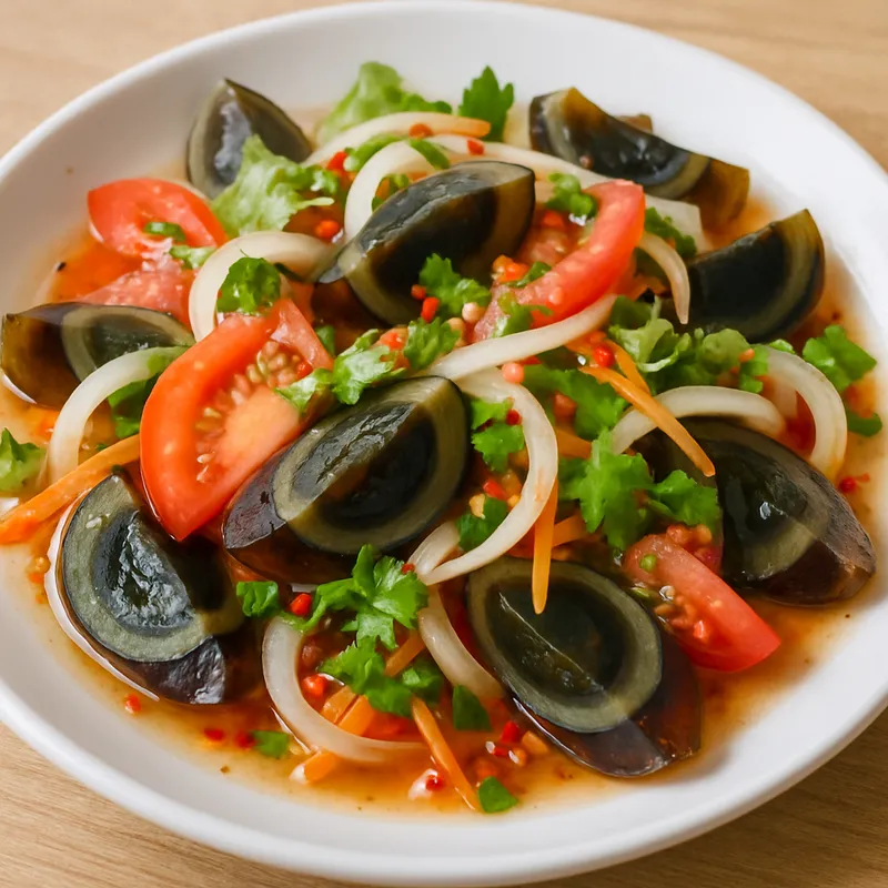 Yam Khai Yiao Ma (Jahrhundertei-Salat)