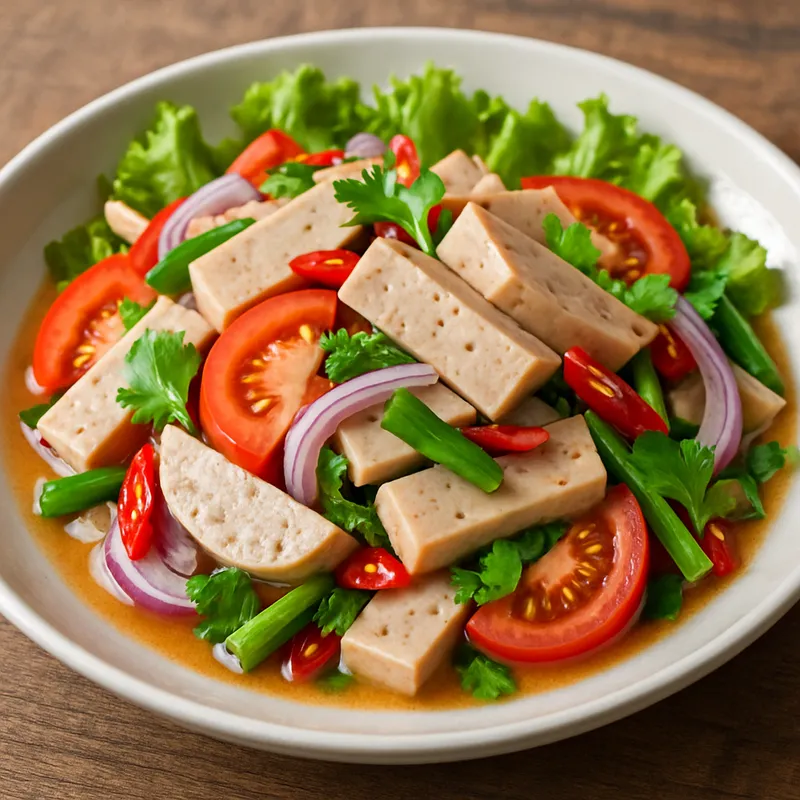 Yam Moo Yor (Schweinswurst-Salat)