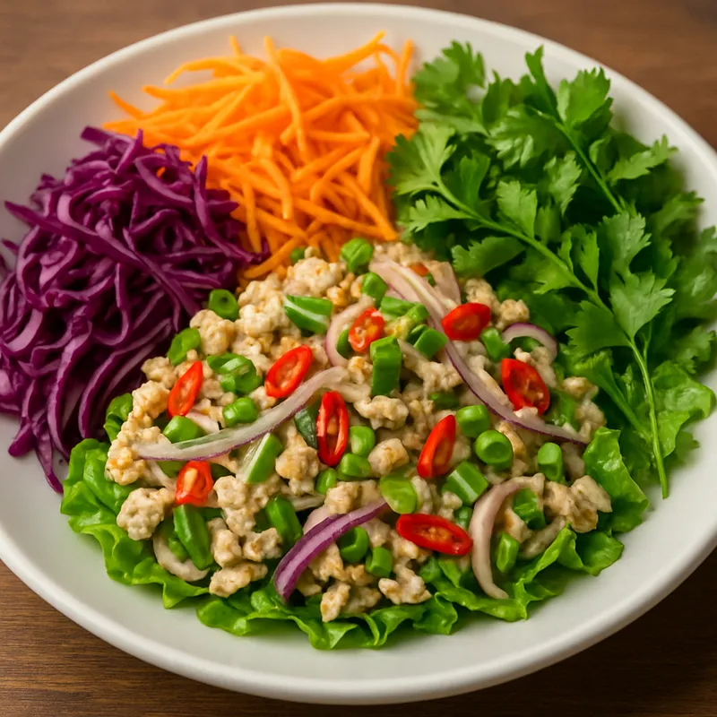 Yam Sam Sai (Dreifarbiger Salat)