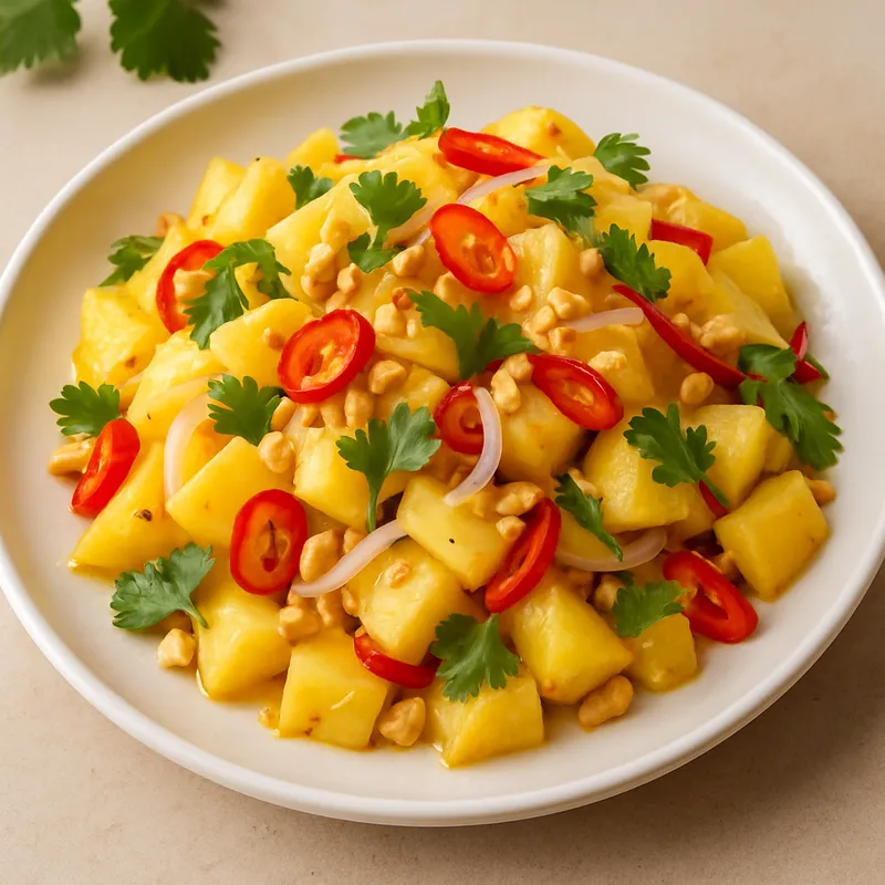 Yam Supparot (Scharfer Ananassalat)