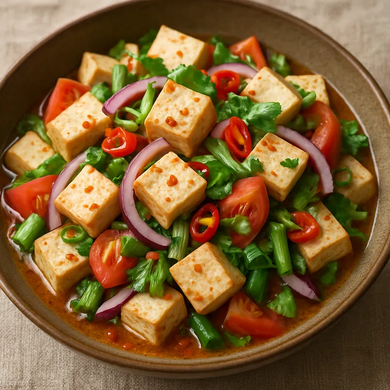 Yam Tao Hu (Scharfer Tofusalat)