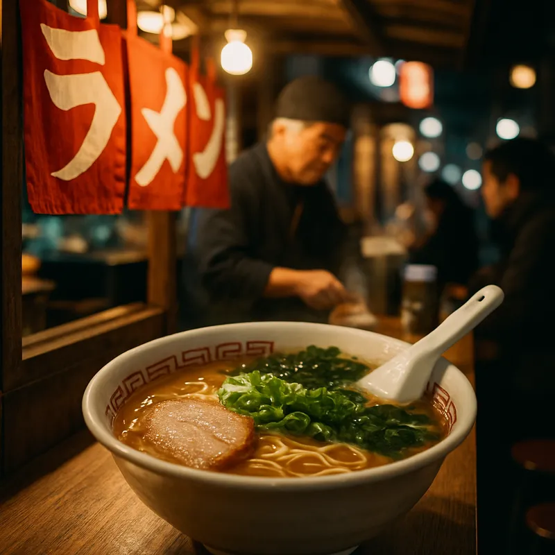 Yatai Ramen (Fukuokaer Straßenstand-Ramen)