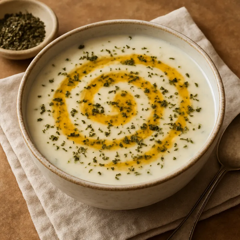 Yayla Çorbası (Hochland-Joghurtsuppe)