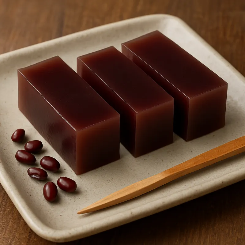 Yokan (Süße Bohnengallerte)