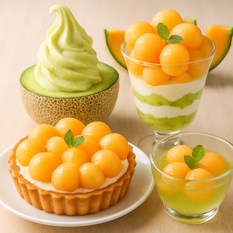 Yubari-Melonen-Desserts
