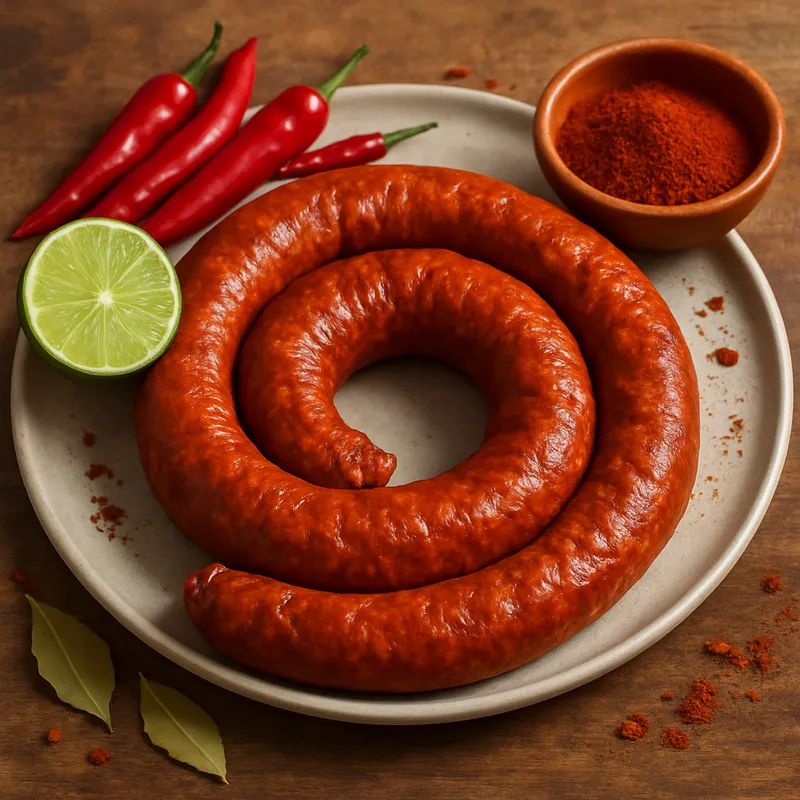 Yucatan Longaniza de Valladolid (Gewürzte Yucatan-Wurst)