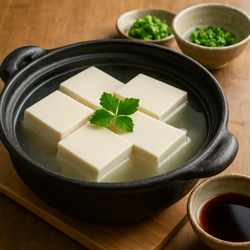 Yudofu (Gekochter Tofu)