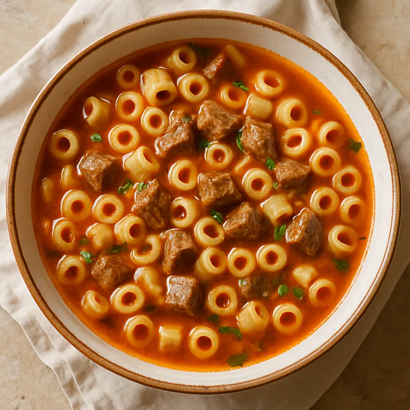 Yuksuk Corbasi (Fingerhut-Nudelnsuppe)