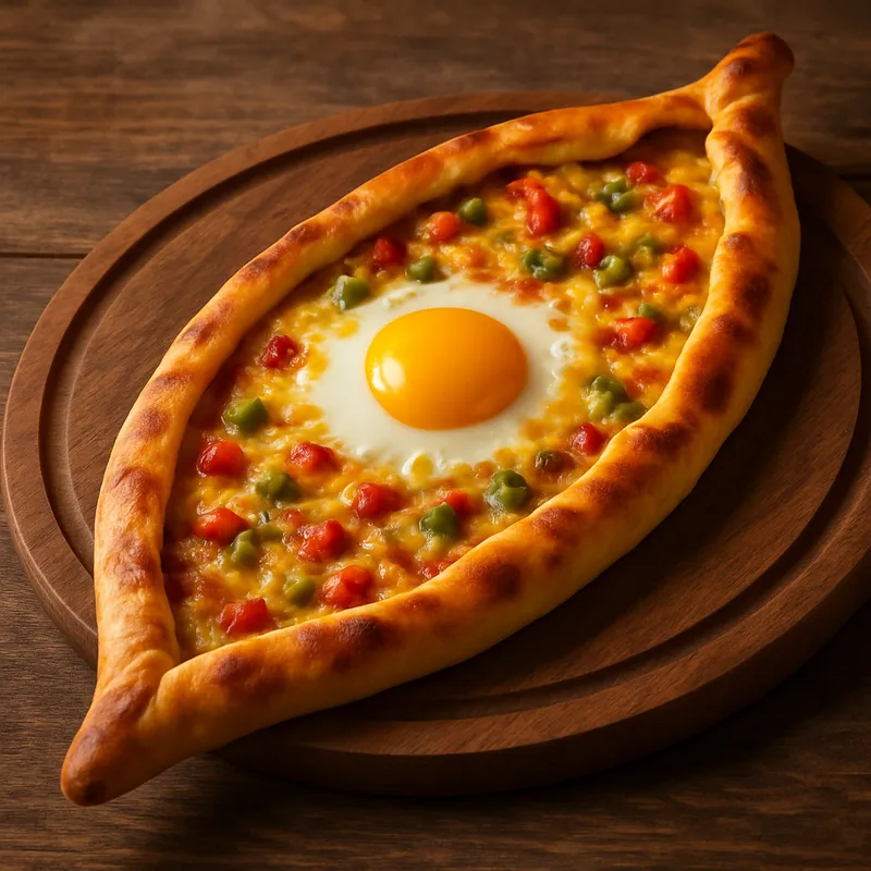 Yumurtali Pide (Fladenbrot mit Ei)