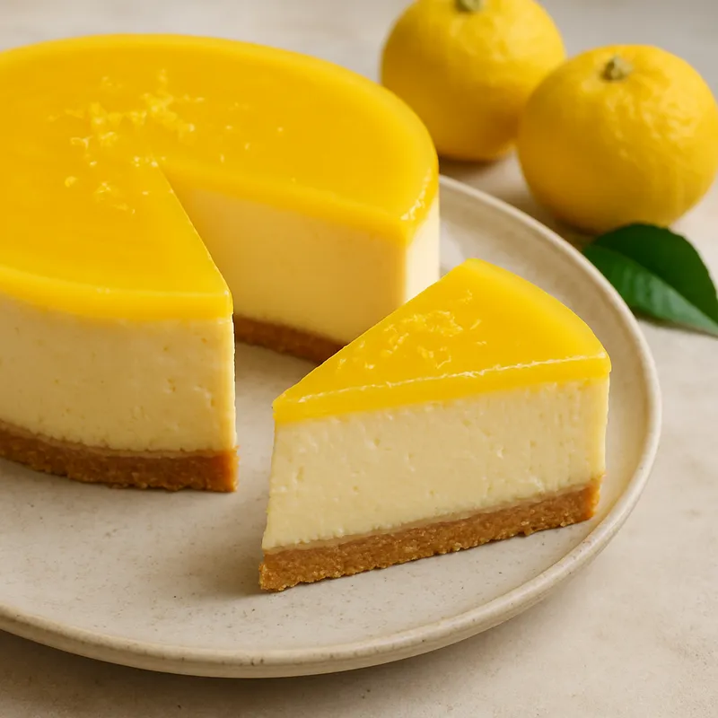 Yuzu-Käsekuchen