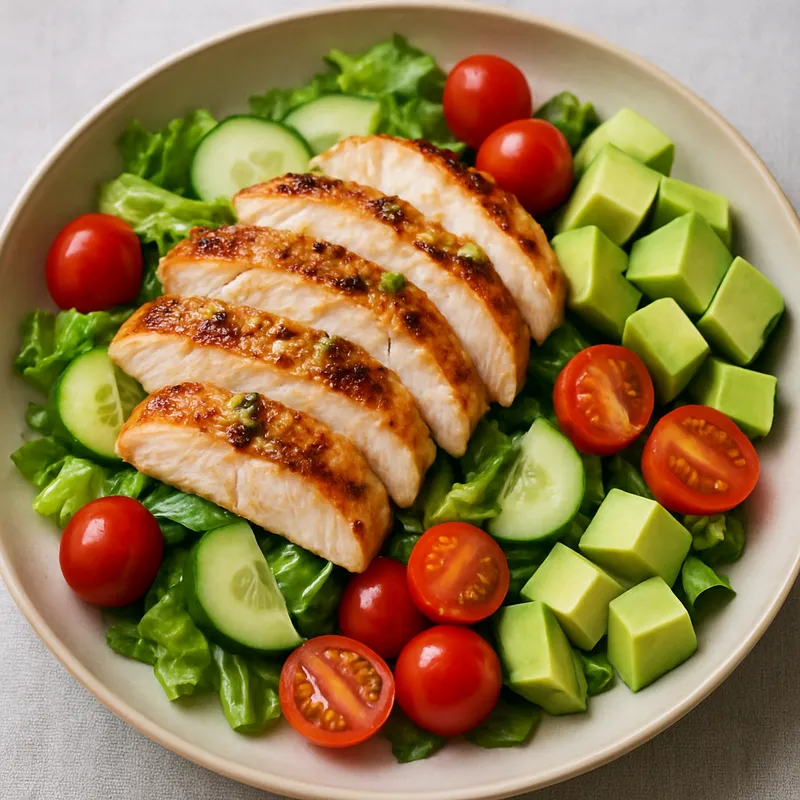 Yuzu-Kosho-Hähnchensalat