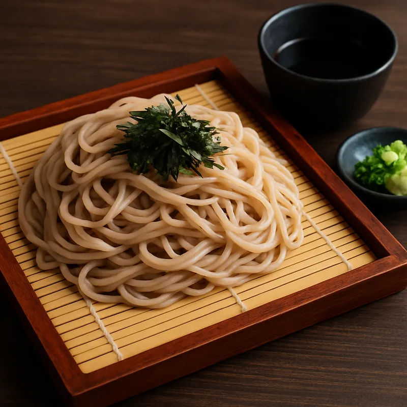 Zaru Soba (Kalte Buchweizennudeln)