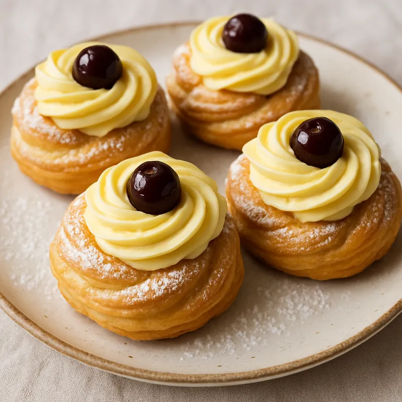Zeppole di San Giuseppe (Josefstag-Gebäck)