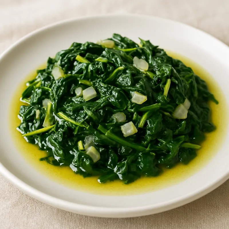 Zeytinyağlı Ispanak (Spinat in Olivenöl)