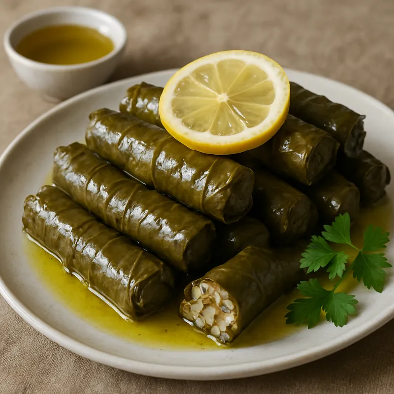 Zeytinyağlı Yaprak Sarma (Weinblätter in Olivenöl)