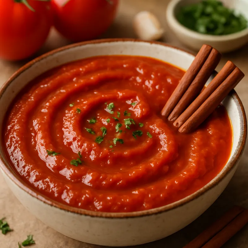 Zimtige Tomatensauce