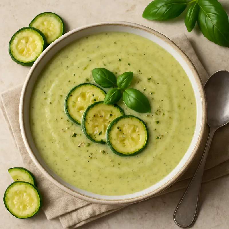 Zucchini-Cremesuppe