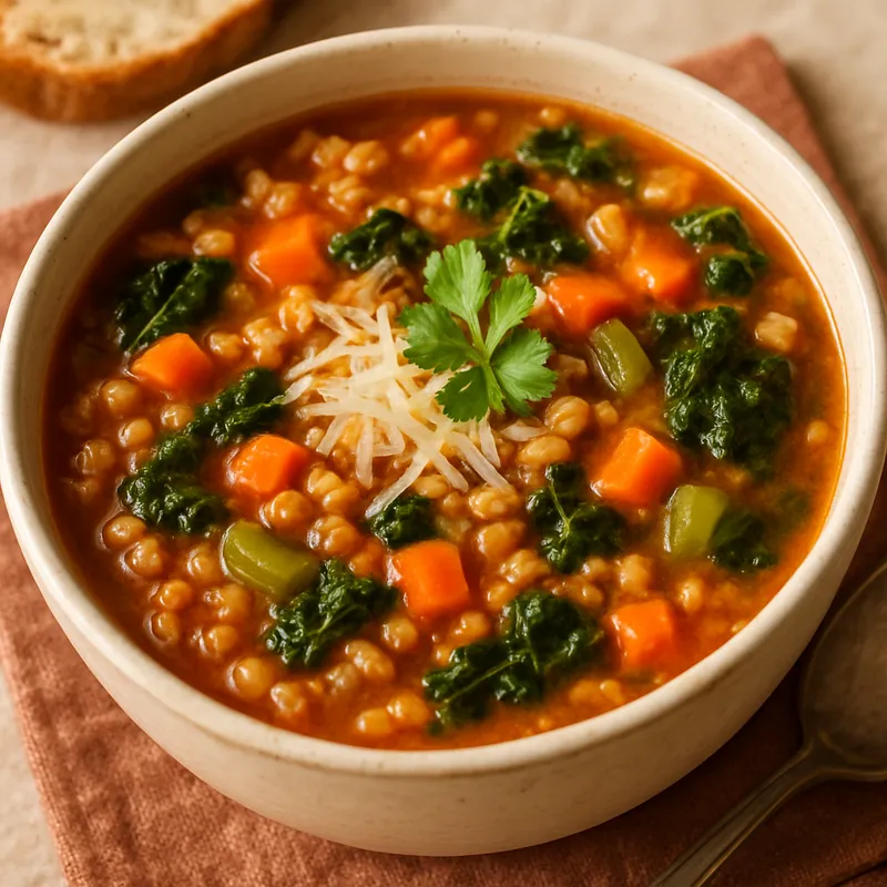 Zuppa Di Farro (Italienische Farro-Suppe)